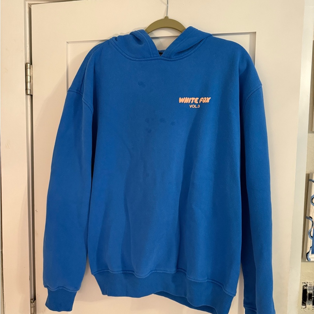 White Fox Boutique Blue Hoodie